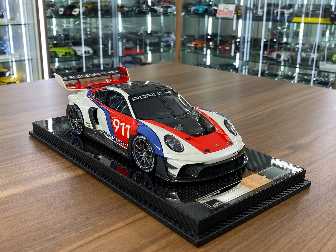 🚨1:18 Resin Model Porsche 911 GT3R Rennsport – Rennsport Reunion Decal | VIP Models (Limited 99 pcs)