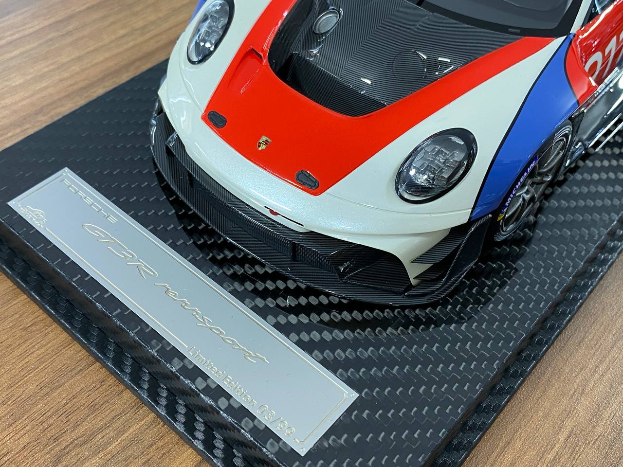 🚨1:18 Resin Model Porsche 911 GT3R Rennsport – Rennsport Reunion Decal | VIP Models (Limited 99 pcs)