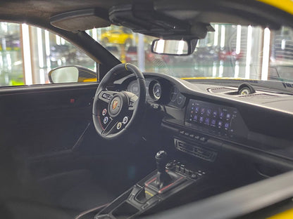 1/8 Resin Model Dino Models Porsche 911 GT3 RS – Yellow/Black Rim Limited 20 pcs