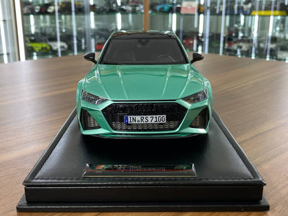 🚨Audi RS7 Sportback 1:18 Resin Model – Metallic Tiffany | Motorhelix (Limited 49 pcs – Dubai Collectors)