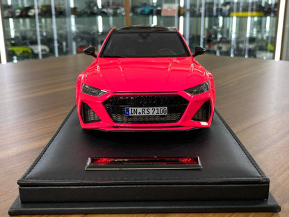 🚨1:18 Resin Model Audi RS7 Fastback – Fluorescent Pink | Motorhelix (Limited 99 pcs – Dubai Collectors)