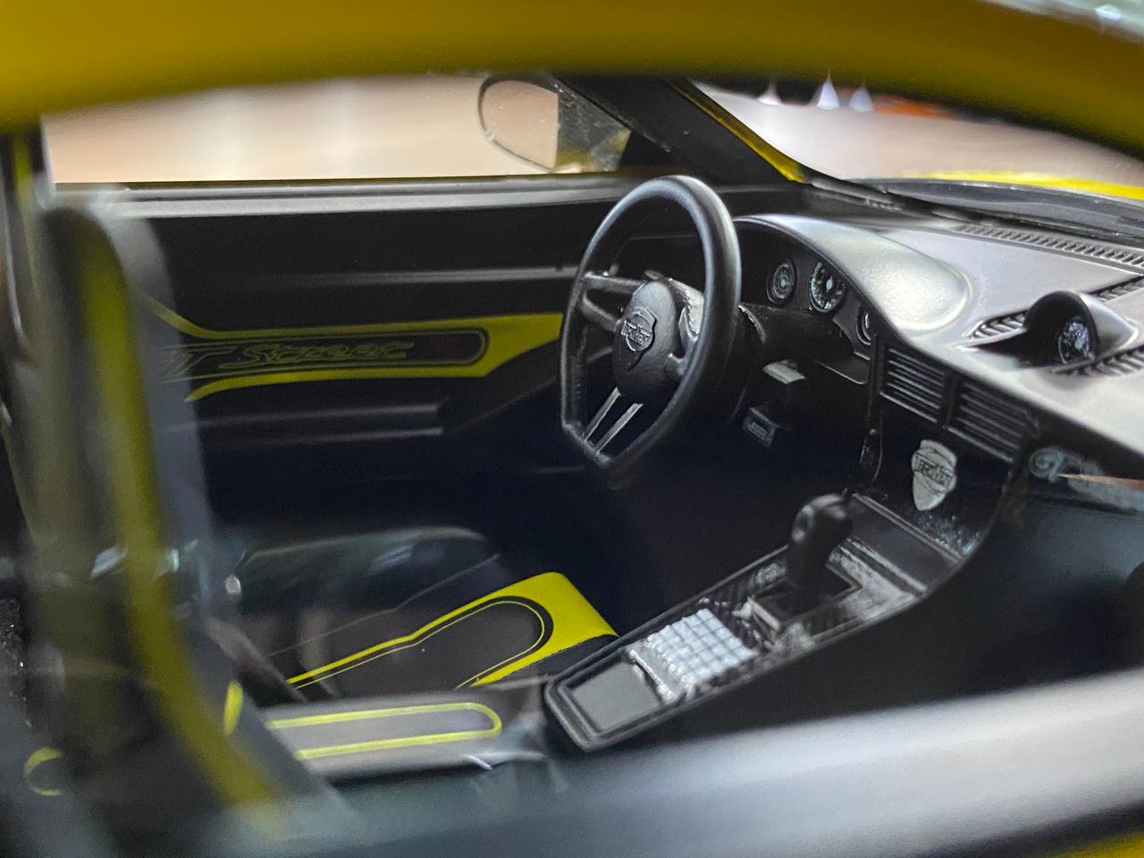 🚨1:18 Resin Model Porsche GT Street R Techart  – Yellow | AutoBarn (Limited Edition – Dubai Collectors)