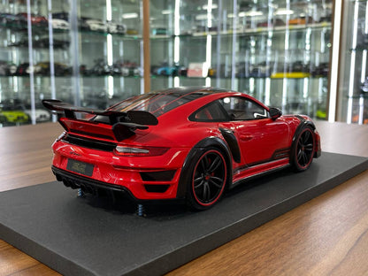 🚨Porsche GT Street R TechArt 1:18 Resin Model – Red | AutoBarn (Limited Edition – Dubai Collectors)
