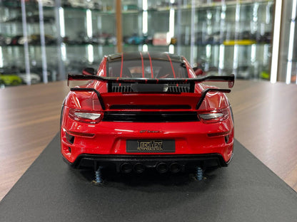 🚨Porsche GT Street R TechArt 1:18 Resin Model – Red | AutoBarn (Limited Edition – Dubai Collectors)