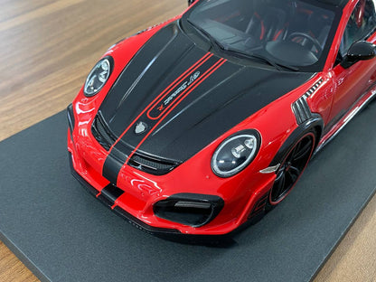 🚨Porsche GT Street R TechArt 1:18 Resin Model – Red | AutoBarn (Limited Edition – Dubai Collectors)