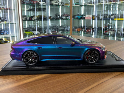 🚨1:18 Resin Model Audi RS7 Fastback – Chameleon Limited 99 pcs