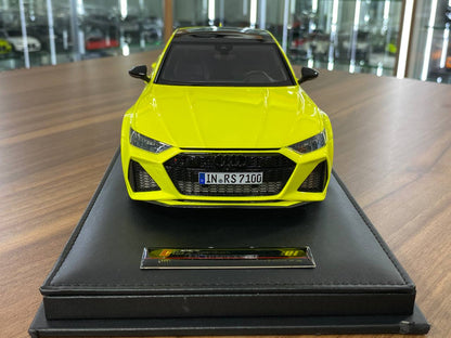 🚨1:18 Resin Model Audi RS7 Fastback by MotorHelix – Fluorescent Green Limited 99 pcs