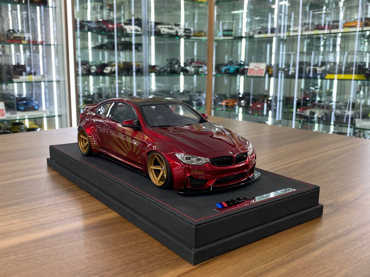 1:18 Resin Model AutoBarn BMW M4 Liberty Walk – Red | Limited 55 pcs