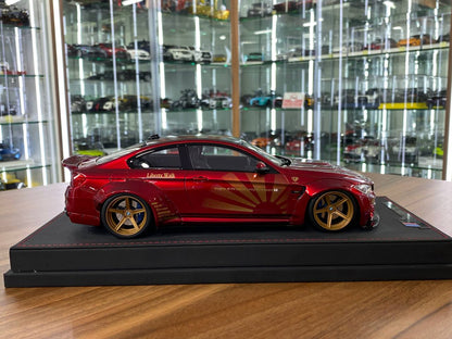 1:18 Resin Model AutoBarn BMW M4 Liberty Walk – Red | Limited 55 pcs