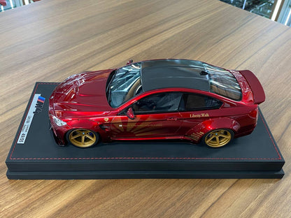 1:18 Resin Model AutoBarn BMW M4 Liberty Walk – Red | Limited 55 pcs