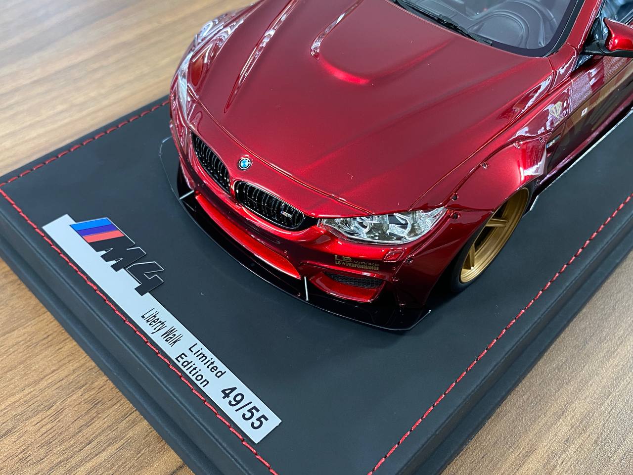 1:18 Resin Model AutoBarn BMW M4 Liberty Walk – Red | Limited 55 pcs