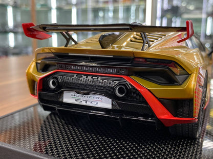 IVY Vertue Lamborghini Huracan STO Oro Elios Rosso Mars Ltd. 15 pcs [1/18 Resin]