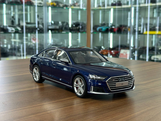Audi S8 (2020) – GT Spirit (Navarra Blue, 1/18 Resin, Limited 999 pcs)