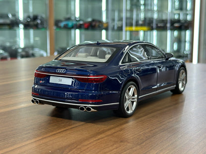 Audi S8 (2020) – GT Spirit (Navarra Blue, 1/18 Resin, Limited 999 pcs)