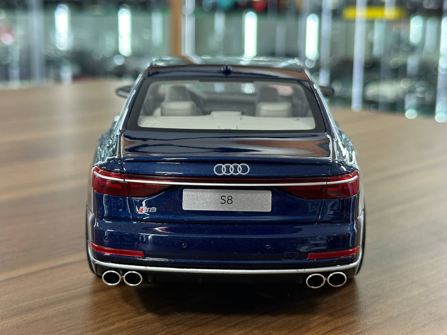 Audi S8 (2020) – GT Spirit (Navarra Blue, 1/18 Resin, Limited 999 pcs)