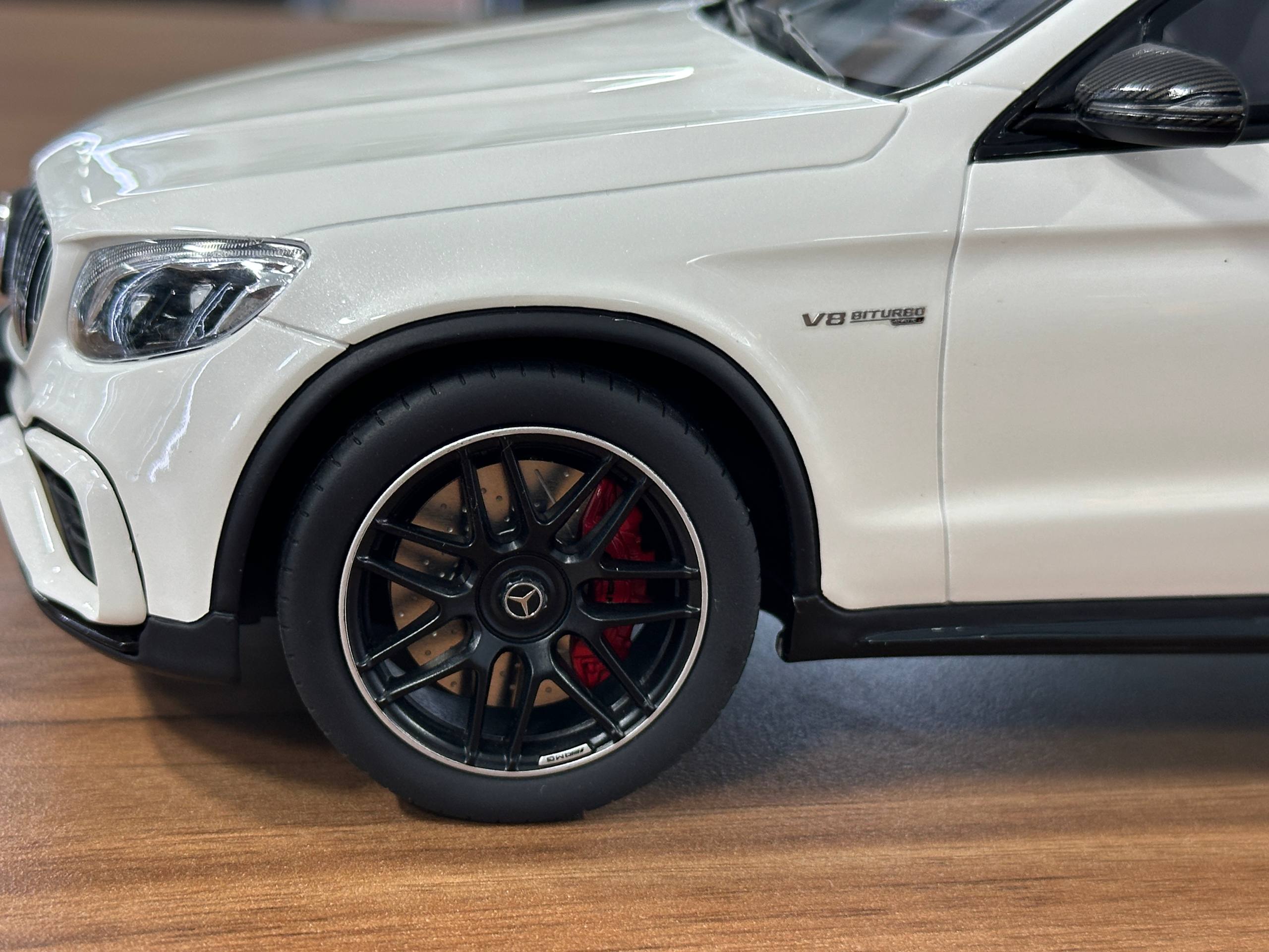 1/18 Resin GT Spirit Mercedes-Benz GLC 63s in White - Limited