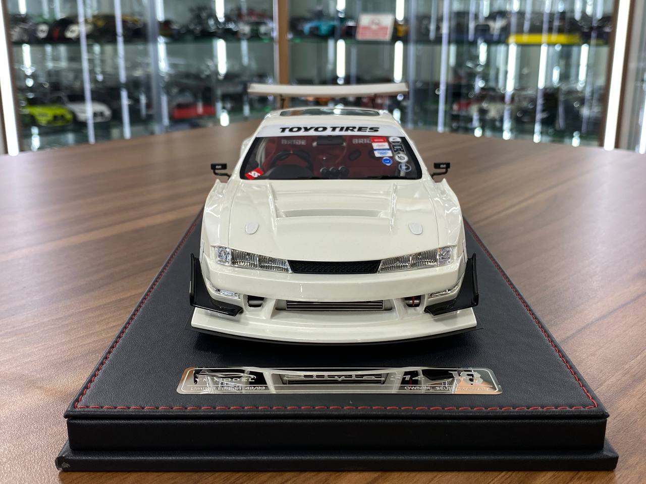 🚨1:18 Resin Model Nissan Silvia S15 – White | YM Models (Limited 99 pcs – Dubai Collectors)