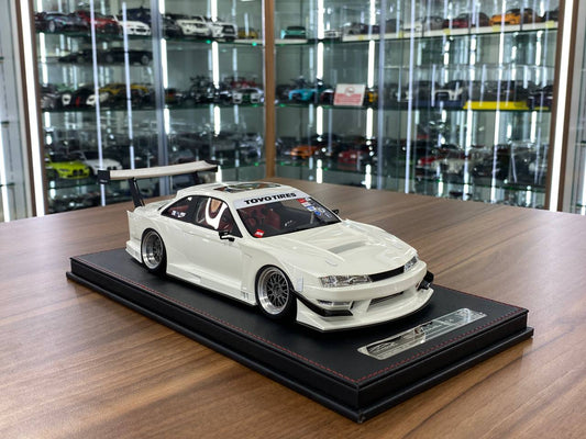 🚨1:18 Resin Model Nissan Silvia S15 – White | YM Models (Limited 99 pcs – Dubai Collectors)