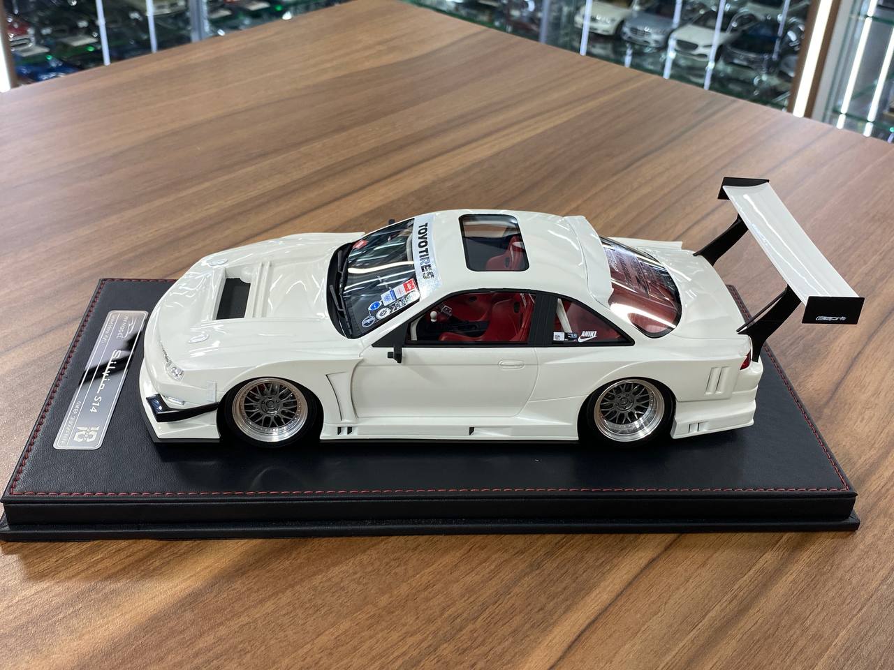 🚨1:18 Resin Model Nissan Silvia S15 – White | YM Models (Limited 99 pcs – Dubai Collectors)
