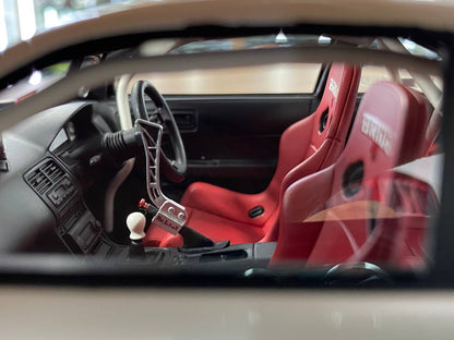 🚨1:18 Resin Model Nissan Silvia S15 – White | YM Models (Limited 99 pcs – Dubai Collectors)