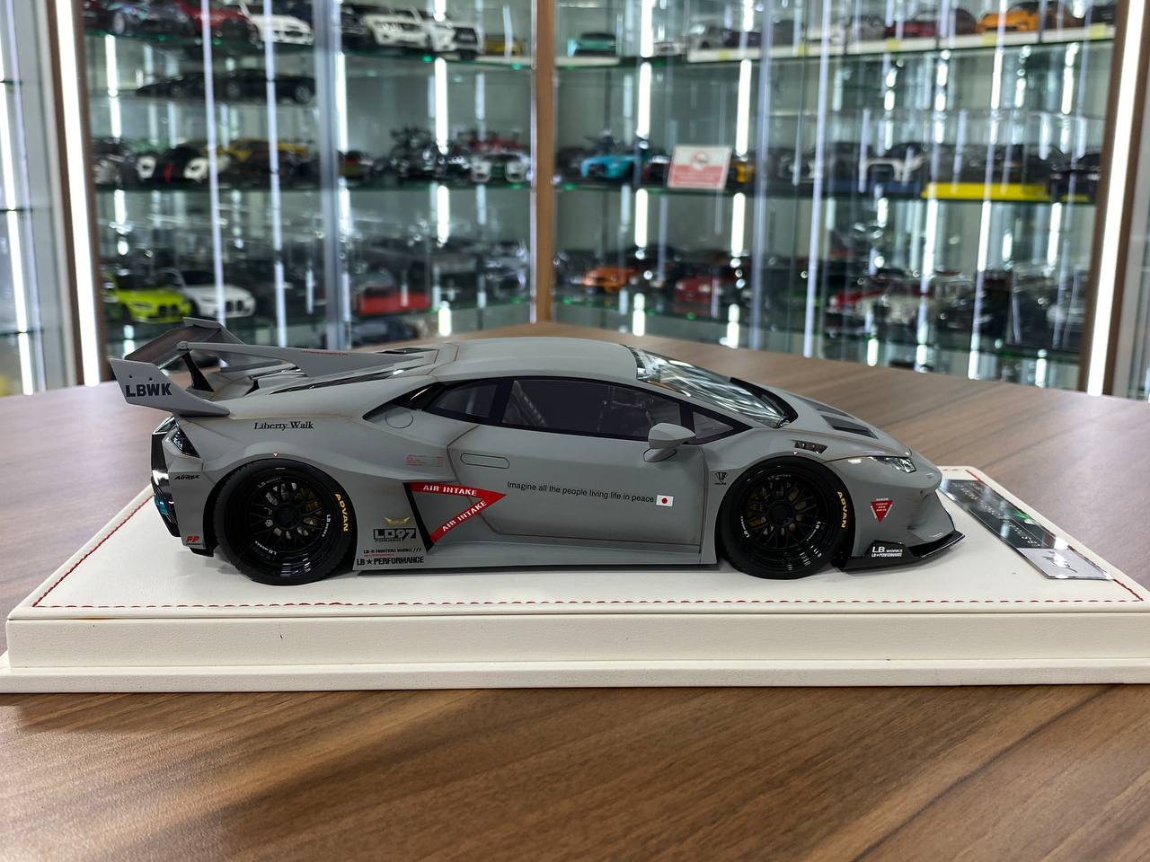 🚨1:18 Resin Model IVY Merit Models Lamborghini Huracan GT LB-Works – Fighter Grey Ltd. 99 pcs