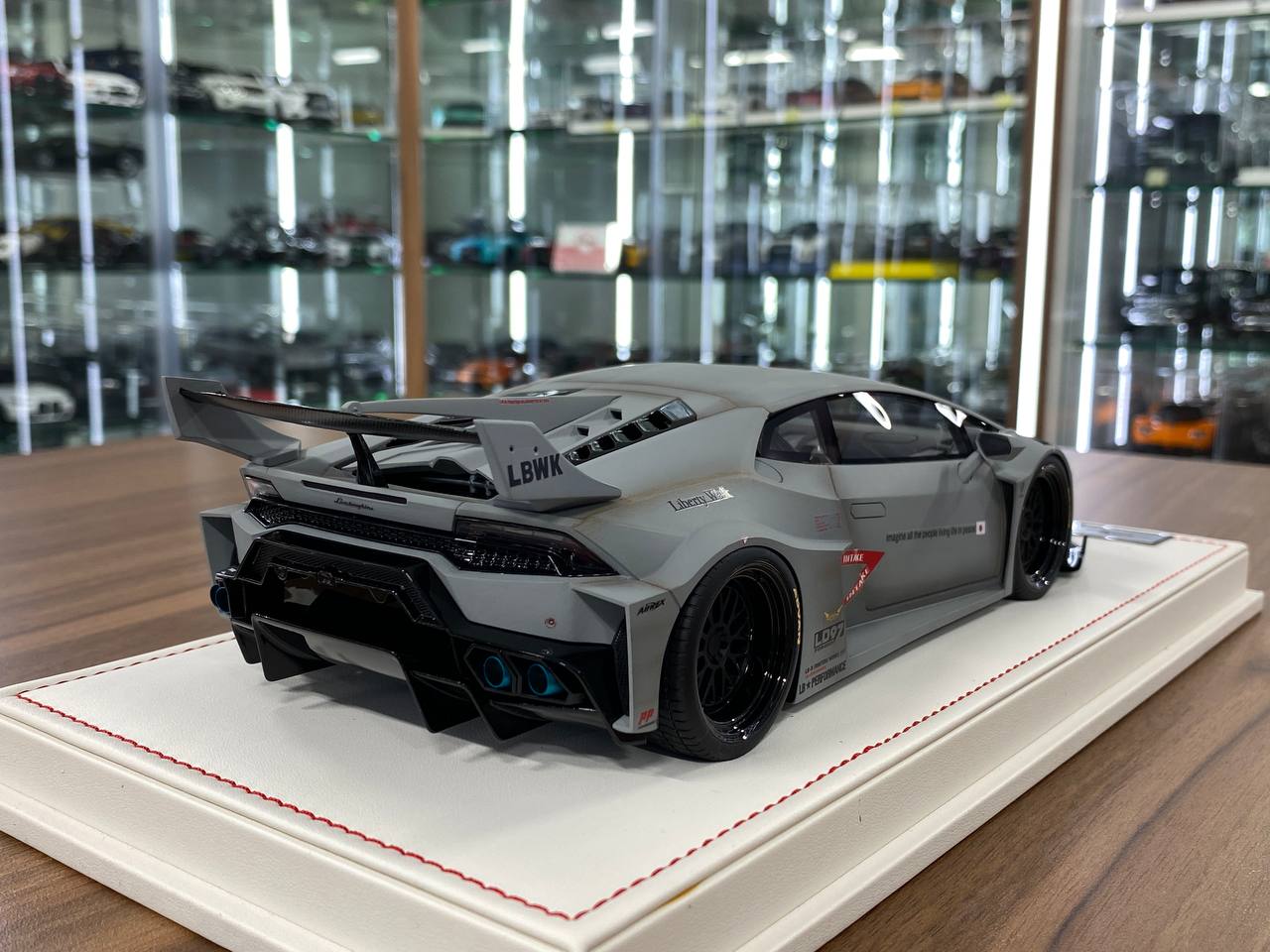 🚨1:18 Resin Model IVY Merit Models Lamborghini Huracan GT LB-Works – Fighter Grey Ltd. 99 pcs