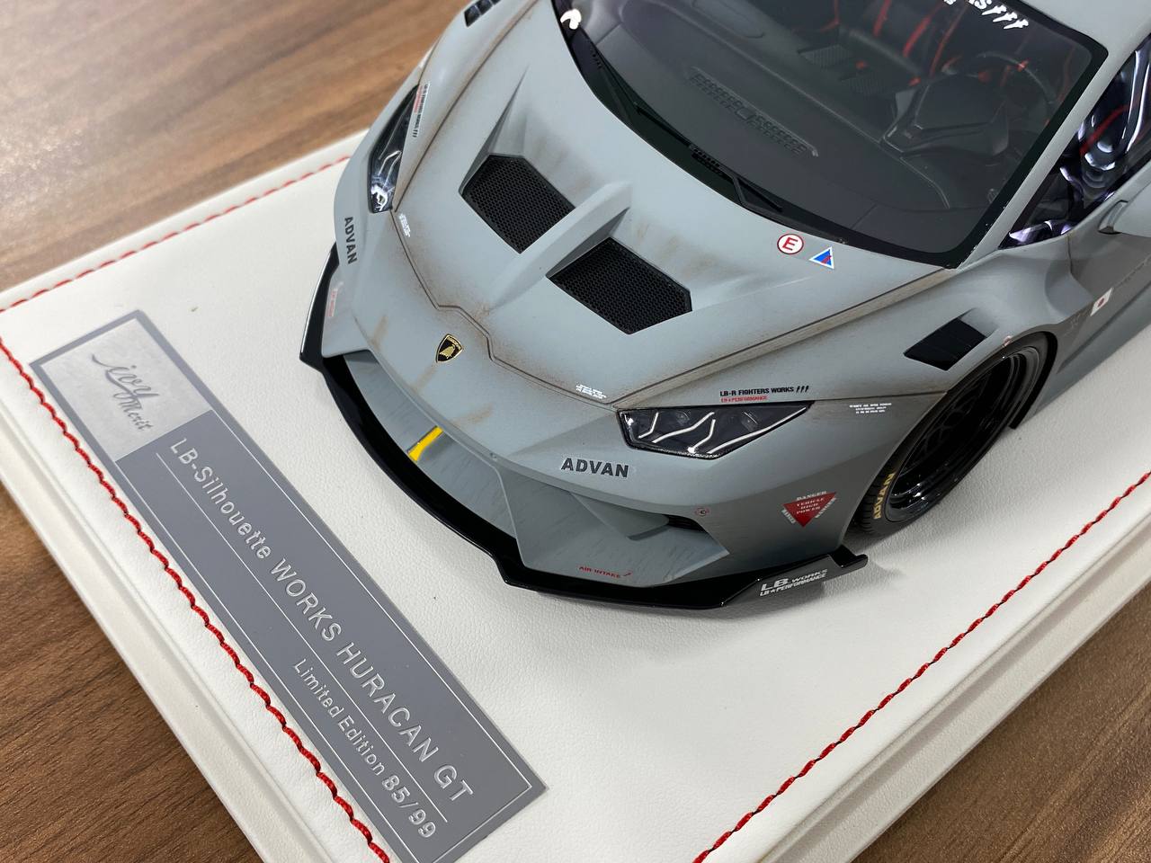 🚨1:18 Resin Model IVY Merit Models Lamborghini Huracan GT LB-Works – Fighter Grey Ltd. 99 pcs