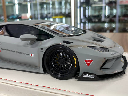 🚨1:18 Resin Model IVY Merit Models Lamborghini Huracan GT LB-Works – Fighter Grey Ltd. 99 pcs