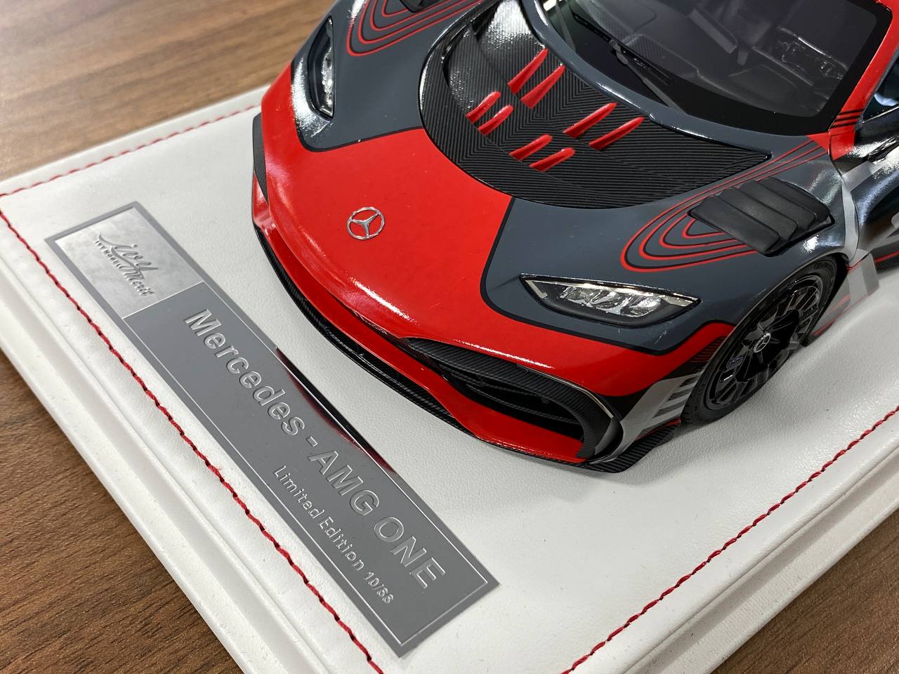 🚨1:18 Resin Model IVY Models Mercedes Benz AMG ONE – Red Black Blocky Ltd 66 pcs