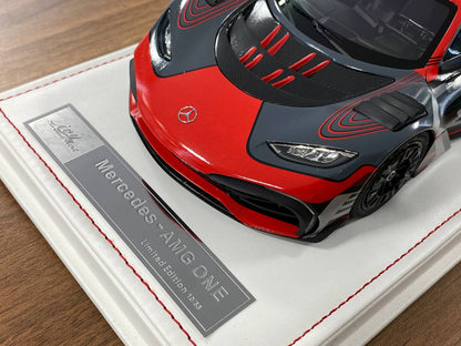🚨1:18 Resin Model IVY Models Mercedes Benz AMG ONE – Red Black Blocky Ltd 66 pcs