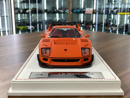 🚨1:18 Resin Model IVY Merit Models Ferrari F40 LB Works – Fighter Orange (Limited 88 pcs)