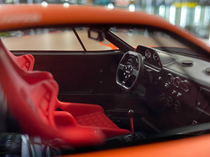 🚨1:18 Resin Model IVY Merit Models Ferrari F40 LB Works – Fighter Orange (Limited 88 pcs)