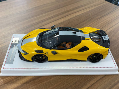 🚨1:18 Resin Model IVY Merit Models Ferrari SF90 Stradale – Gallo Modena Yellow (Limited 66 pcs)