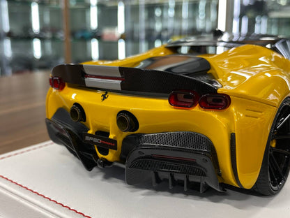 🚨1:18 Resin Model IVY Merit Models Ferrari SF90 Stradale – Gallo Modena Yellow (Limited 66 pcs)