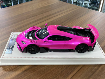 🚨1:18 Resin Model IVY Models Mercedes Benz AMG ONE – Flash Pink (Limited 39 pcs)