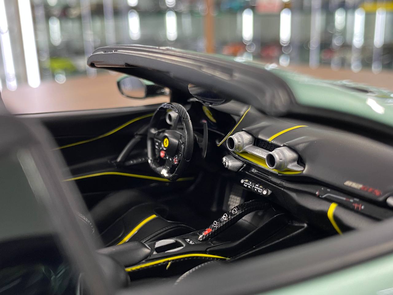 🚨1:18 Resin Model IVY Merit Models Ferrari 812 GTS – Verde Francesca / Black Interior (Limited 50 pcs)