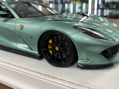 🚨1:18 Resin Model IVY Merit Models Ferrari 812 GTS – Verde Francesca / Black Interior (Limited 50 pcs)