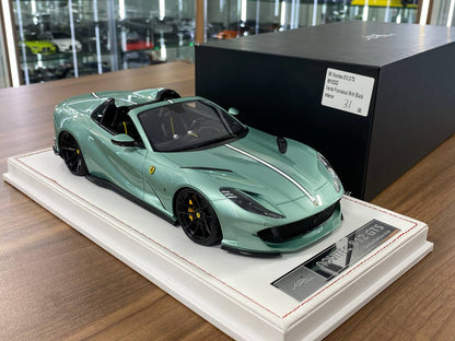 🚨1:18 Resin Model IVY Merit Models Ferrari 812 GTS – Verde Francesca / Black Interior (Limited 50 pcs)