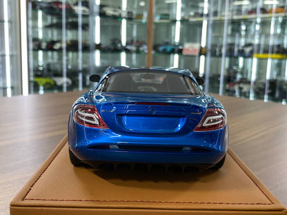 🚨Mercedes Benz SLR McLaren Resin Model – Blue / Silver Rim (1:18, Limited 66 pcs)