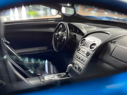 🚨Mercedes Benz SLR McLaren Resin Model – Blue / Silver Rim (1:18, Limited 66 pcs)