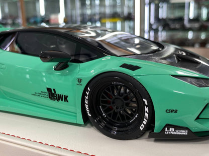 🚨Lamborghini Huracan GT LB-Works Resin Model – Tifany Blue (1:18, Limited 99 pcs)