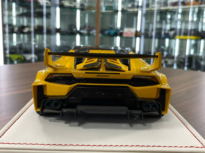 🚨Lamborghini Huracan GT LB-Works Resin Model – Yellow (1:18, Limited 66 pcs)