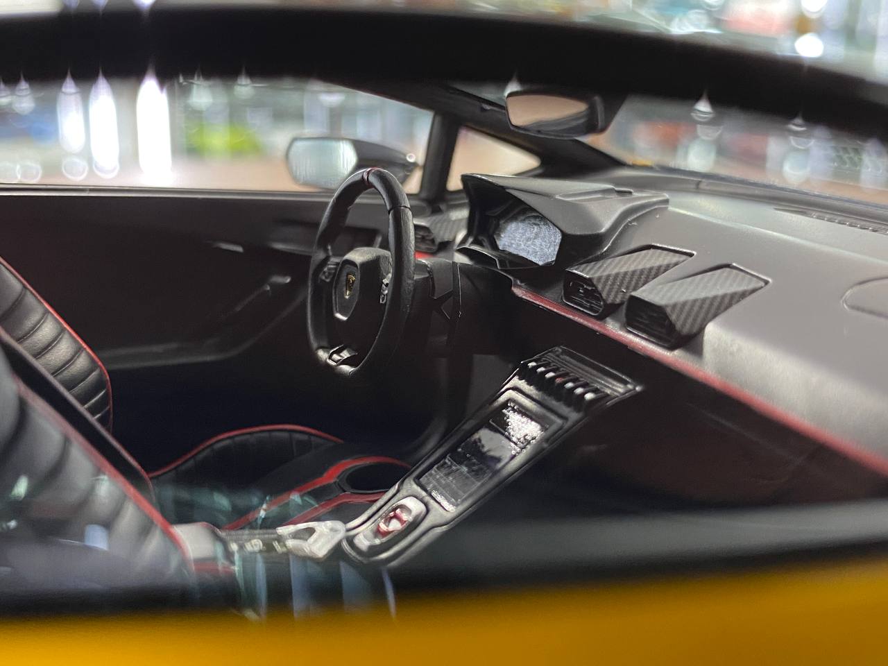 🚨Lamborghini Huracan GT LB-Works Resin Model – Yellow (1:18, Limited 66 pcs)