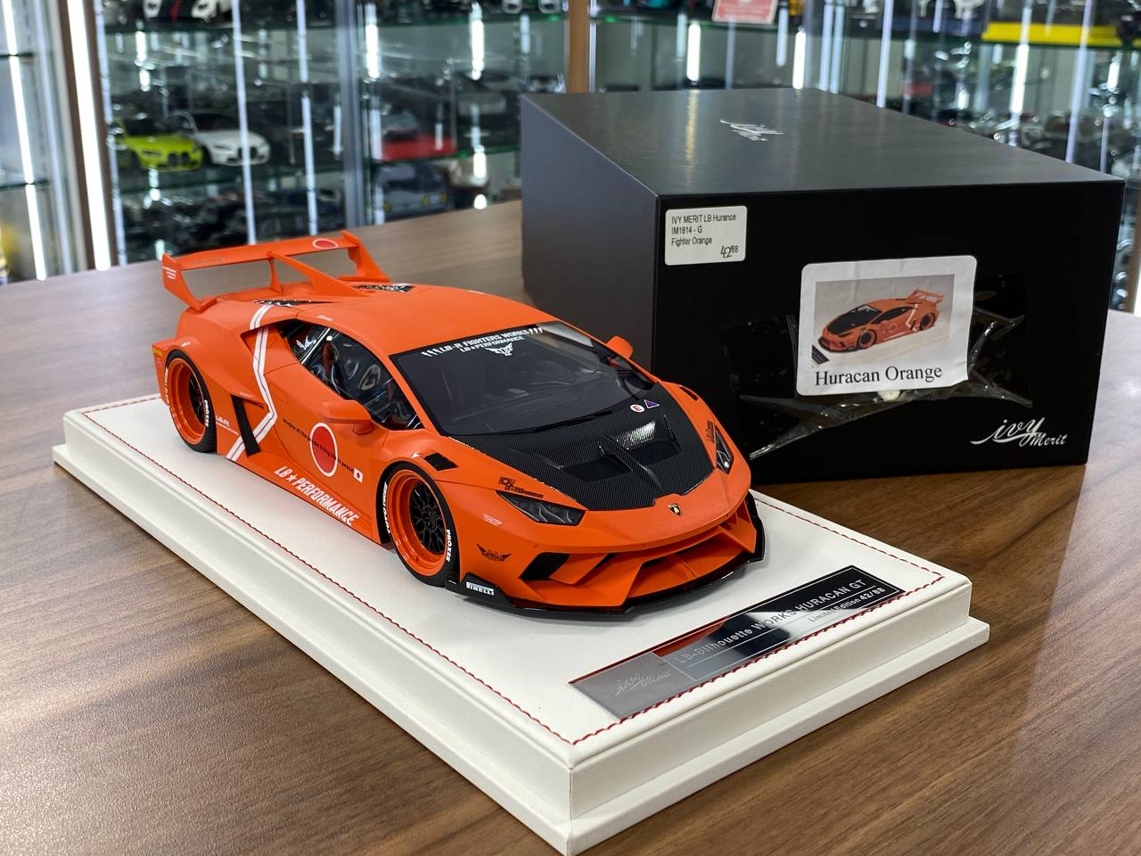 🚨Lamborghini Huracan GT LB-Works by IVY Models – Fighter Orange (1:18, Limited 88 pcs)