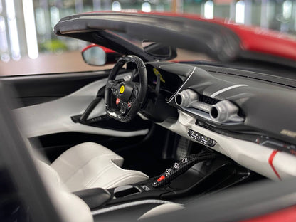 🚨1:18 Resin Model IVY Merit Models Ferrari 812 GTS – Nuova Rosso Corsa / White Interior (Limited 69 pcs)