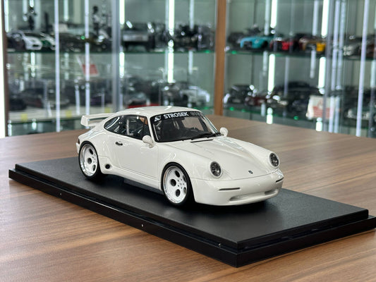 1/18 Resin Porsche 911 (992) Strosek Giga (2024 Edition) – GT Spirit (White, Limited 999 pcs)