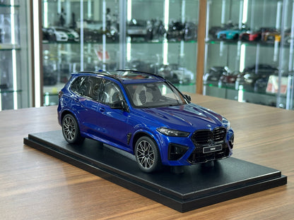 1:18 Resin BMW X5 M Competition (G05, 2023) – GT Spirit (Marina Bay Blue Metallic, Limited Edition)