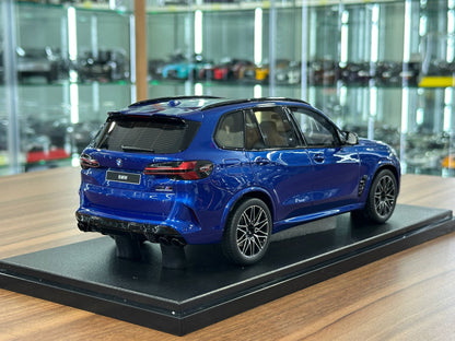 1:18 Resin BMW X5 M Competition (G05, 2023) – GT Spirit (Marina Bay Blue Metallic, Limited Edition)