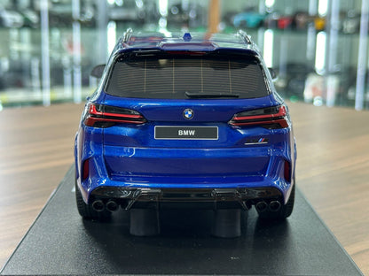 1:18 Resin BMW X5 M Competition (G05, 2023) – GT Spirit (Marina Bay Blue Metallic, Limited Edition)