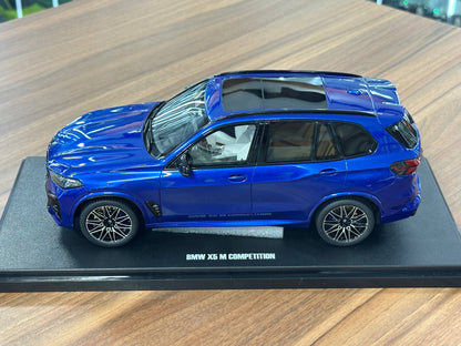 1:18 Resin BMW X5 M Competition (G05, 2023) – GT Spirit (Marina Bay Blue Metallic, Limited Edition)
